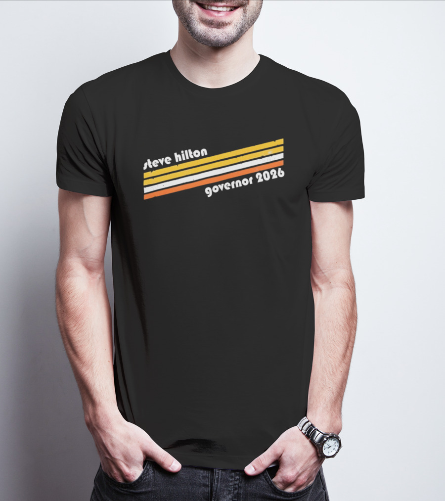 Steve Hilton Governor 2026 Campaign Election Candidate Vote T-Shirt