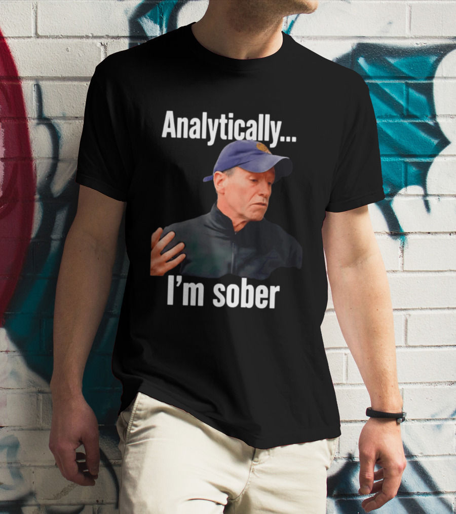 New York Knicks Analytically I'm Sober T-Shirt