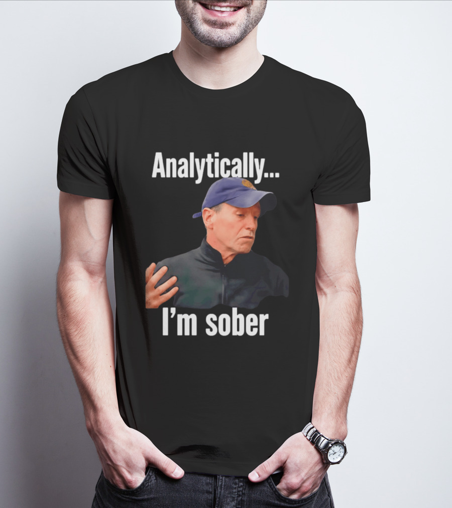 New York Knicks Analytically I'm Sober T-Shirt