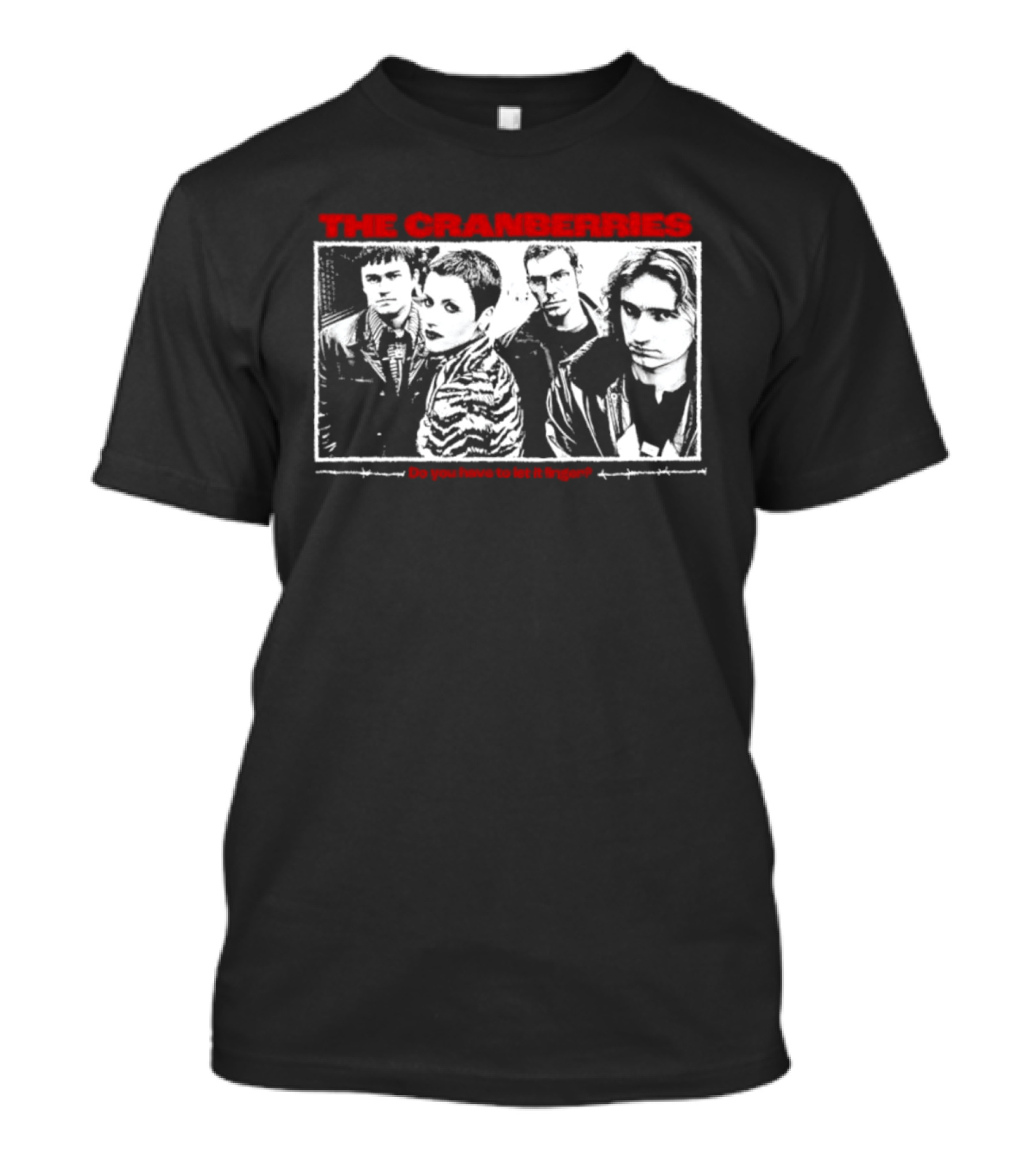 The Cranberries Do You Have To Let It Linger Retro Band Photo T-Shirt