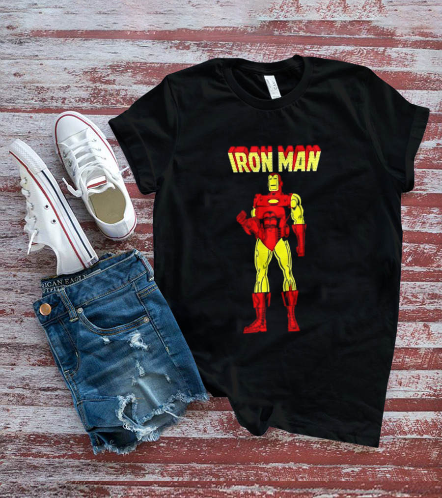 Iron Man Marvel Comics The Invincible Iconic Armor T-Shirt