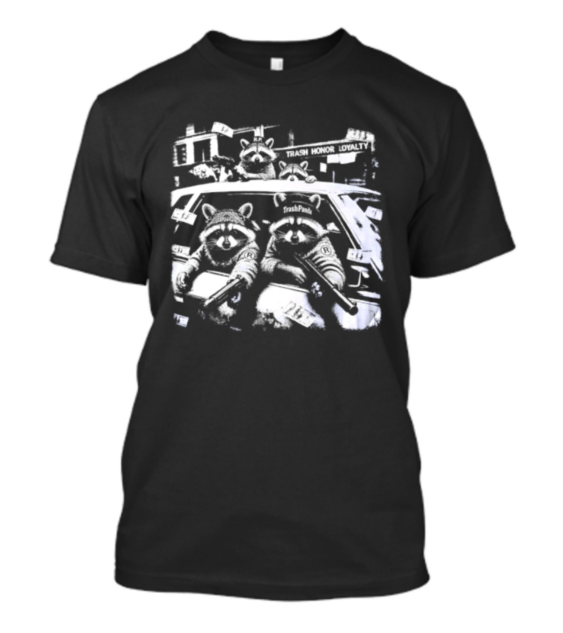 Trash Panda Gangster Raccoons Honor Loyalty RP T-Shirt