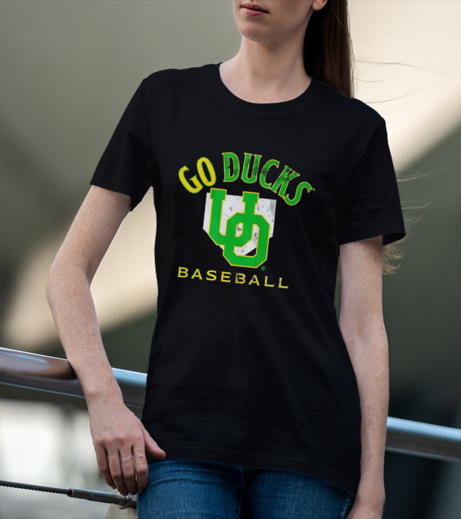 Go Ducks UO Oregon Baseball T-Shirt