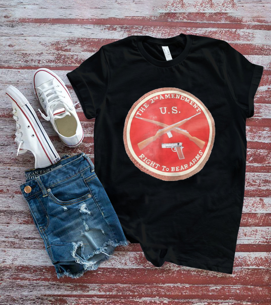 The 2nd Amendment U.S. Right To Bear Arms Rifles Pistol T-Shirt