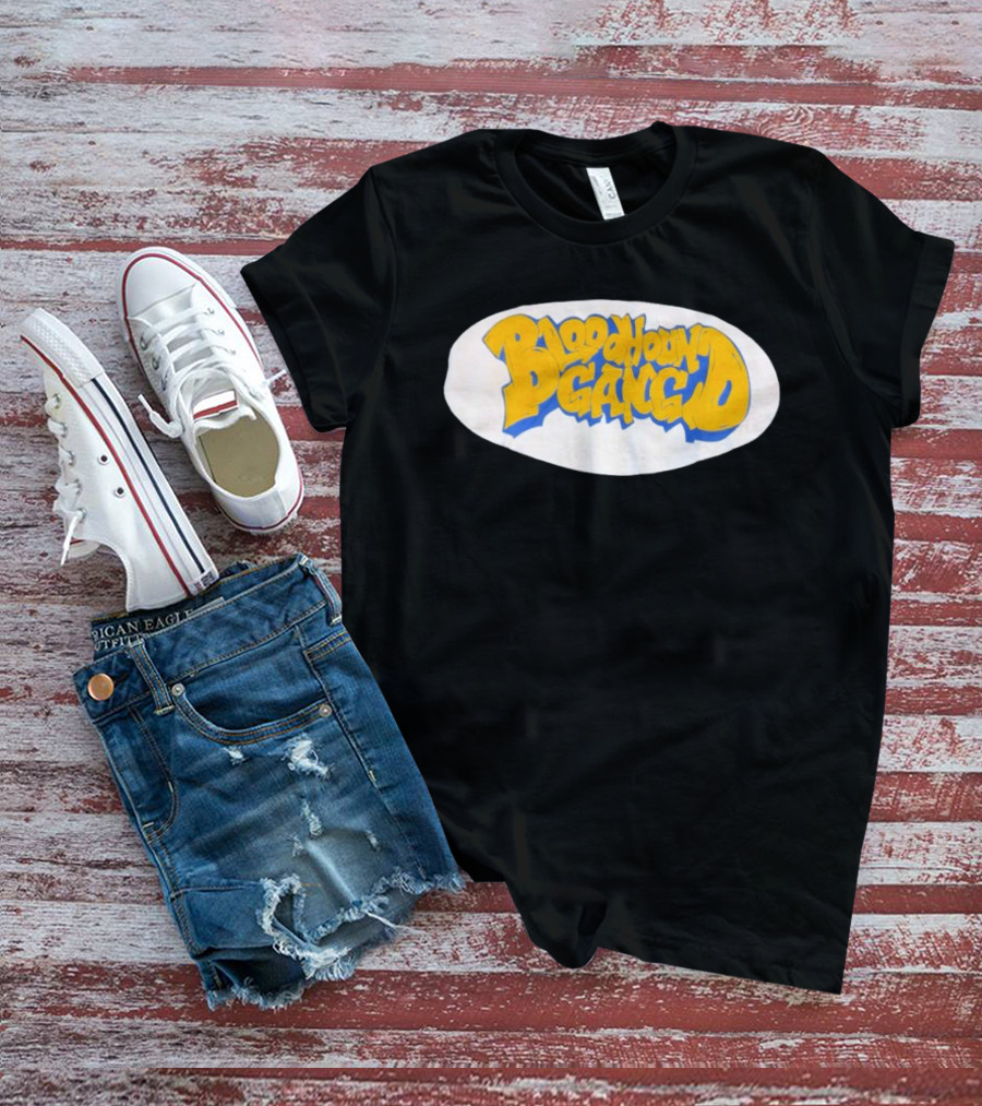 Bloodhound Gang Bold Yellow And Blue T-Shirt