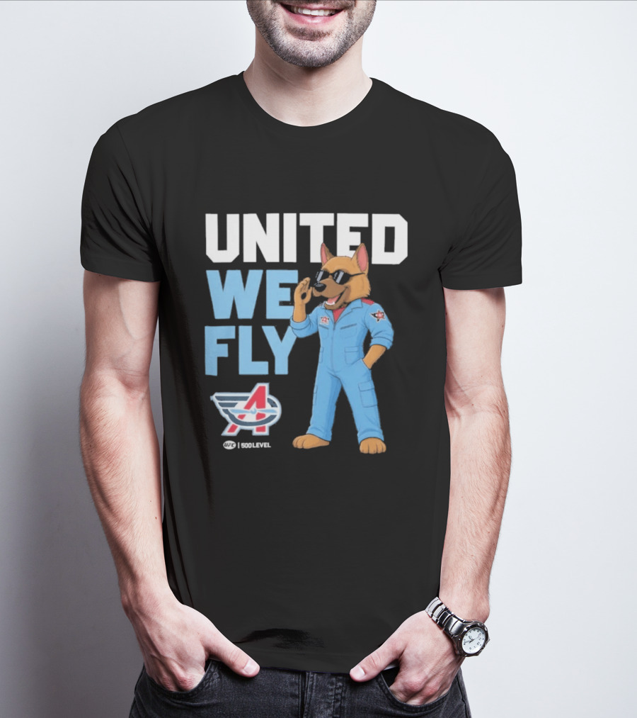 United We Fly Columbus Aviators UFL Maverick Navy T-Shirt