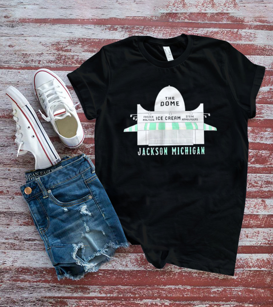 The Dome Ice Cream Shop Jackson Michigan T-Shirt