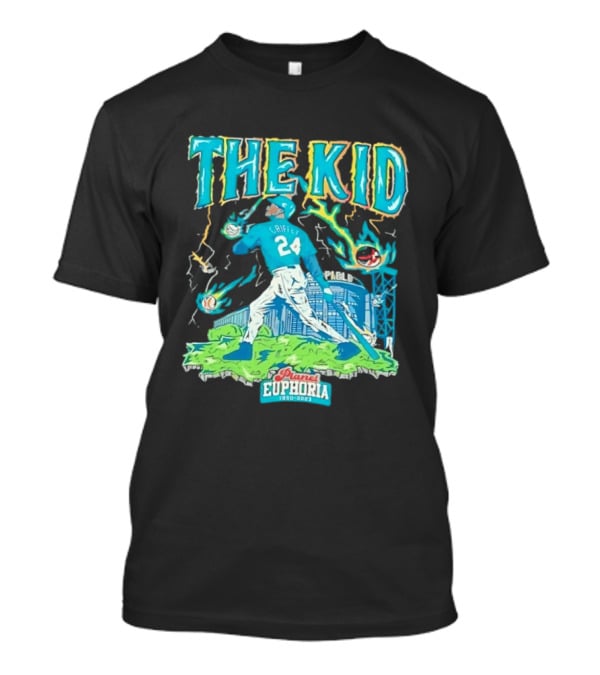Ken Griffey Jr Seattle Mariners The Kid 24 Planet Euphoria Retro Baseball T-Shirt