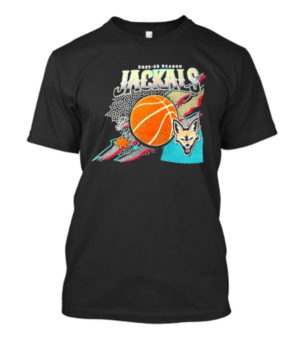 2025 26 Season Jackals Basketball Team With Fox And Starburst T-Shirt