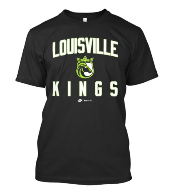 Louisville Kings UFL High Level Green Block Letters T-Shirt