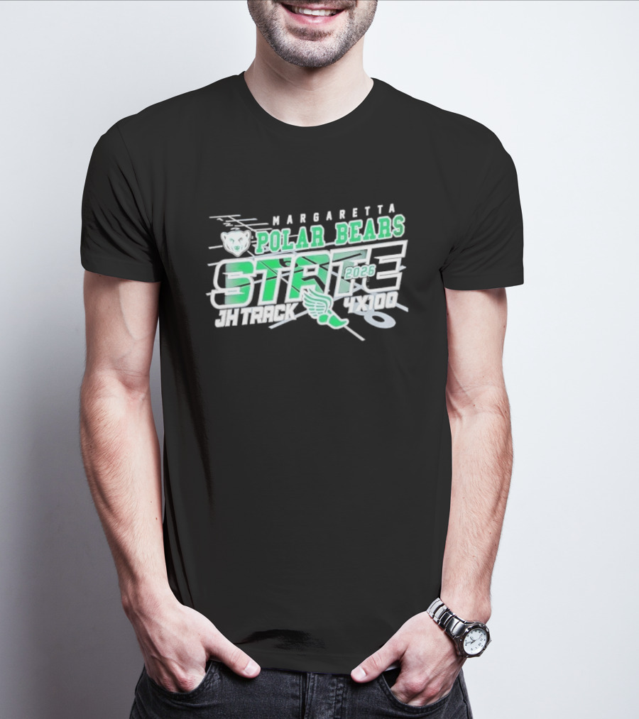 Margaretta Polar Bears 2026 State Track JH Winged Foot T-Shirt