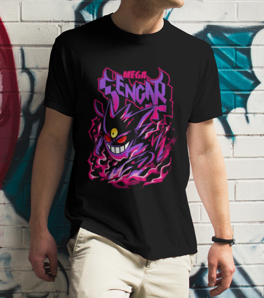 Mega Gengar Pokémon GO Fiery Purple T-Shirt