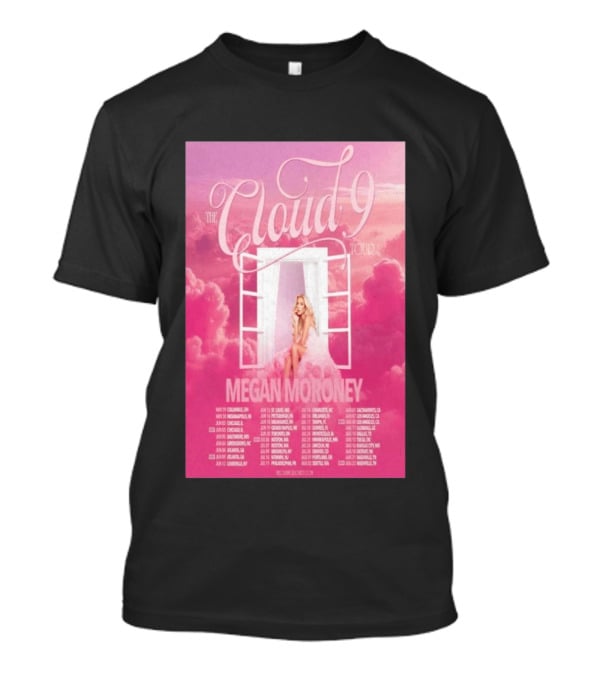 The Cloud 9 Tour Megan Moroney Chicago June 02 2026 T-Shirt