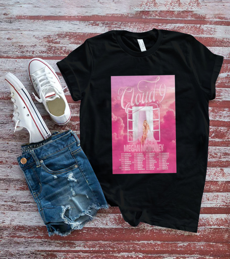 The Cloud 9 Tour Megan Moroney Chicago June 02 2026 T-Shirt