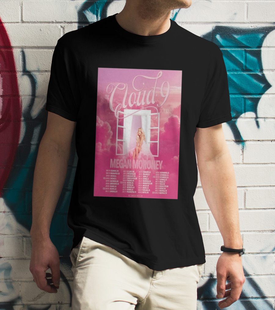 The Cloud 9 Tour Megan Moroney Chicago June 02 2026 T-Shirt