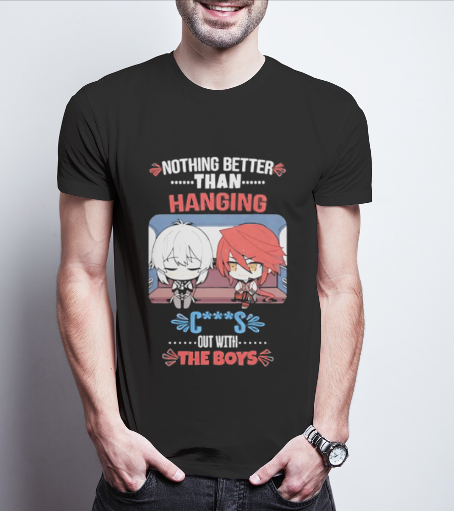 Stelle And Himeko Nothing Better Than Hanging Out With The Boys T-Shirt