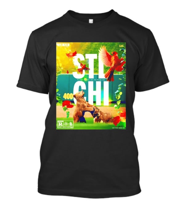 STL CHI St Louis Cardinals Vs Chicago Cubs 400 Stadium Rivalry 9 25 31 T-Shirt