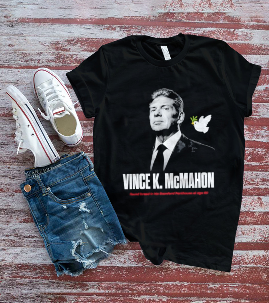 Vince K. McMahon Dove And Clover T-Shirt