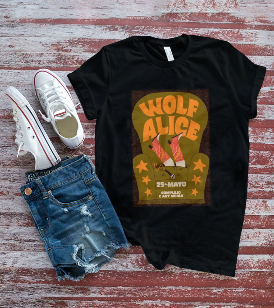 Wolf Alice Complejo C Art Media 25 De Mayo 2026 T-Shirt