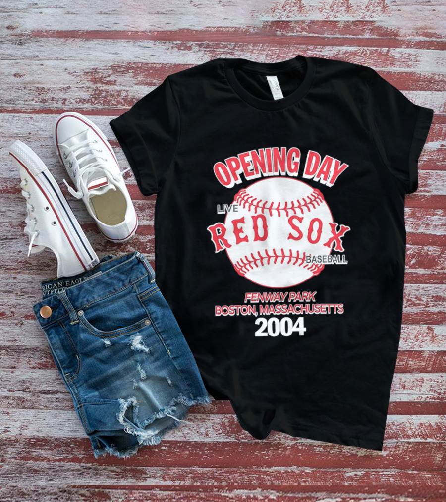 Opening Day Red Sox Fenway Park Boston Massachusetts 2004 T-Shirt