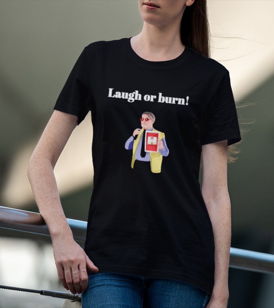Hannibal Lecter Laugh Or Burn Will Graham The Running Man T-Shirt