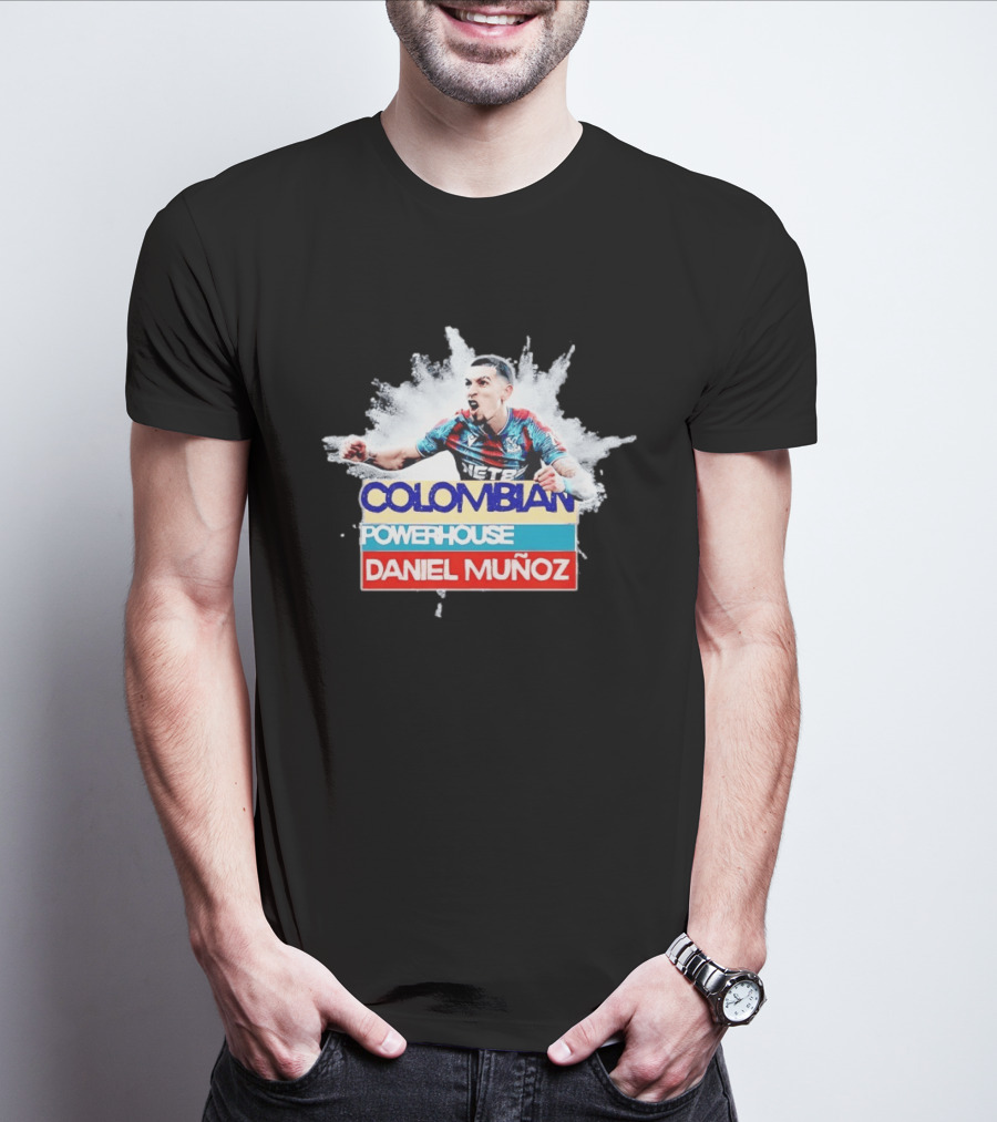 Colombian Powerhouse Daniel Muñoz Crystal Palace Premier League T-Shirt