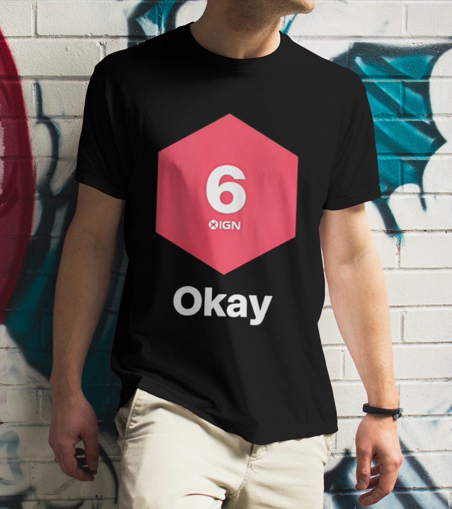 IGN Gaming Review Meme Culture 6 Okay Rating T-Shirt