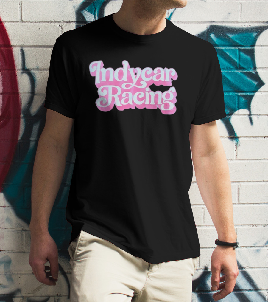 IndyCar Racing Barbie Pink T-Shirt
