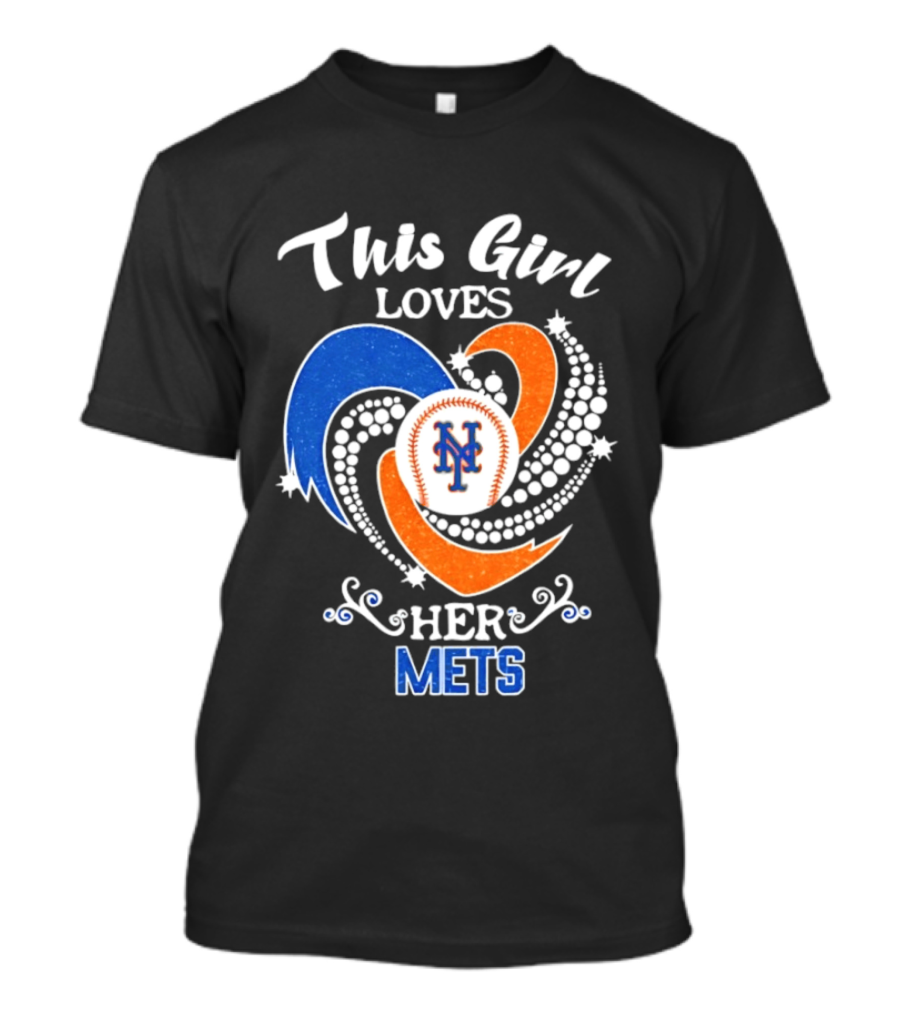 This Girl Loves Her New York Mets T-Shirt