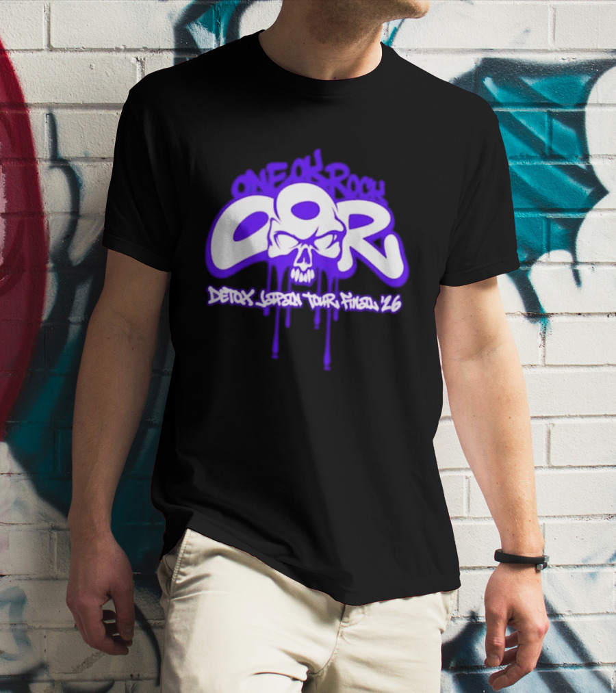 One Ok Rock Cor Skull Detox Japan Tour Final '26 T-Shirt