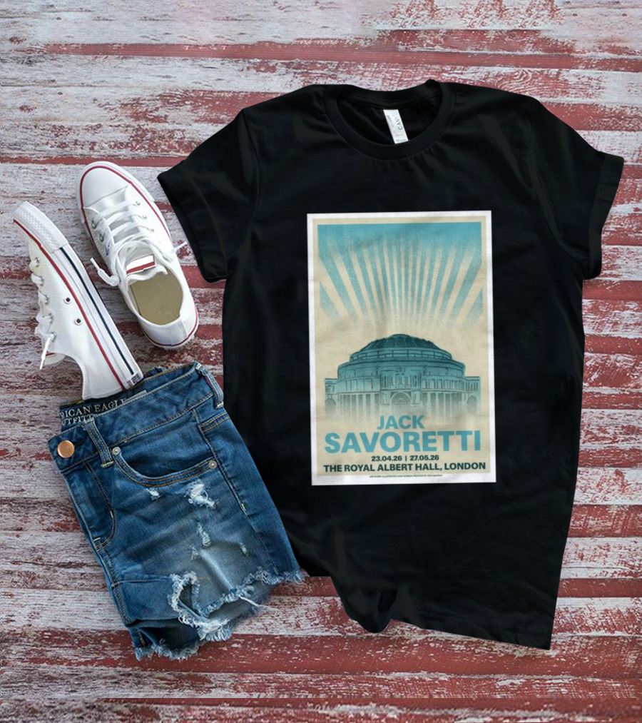 Jack Savoretti The Royal Albert Hall London Tour 23.04.26 27.05.26 T-Shirt