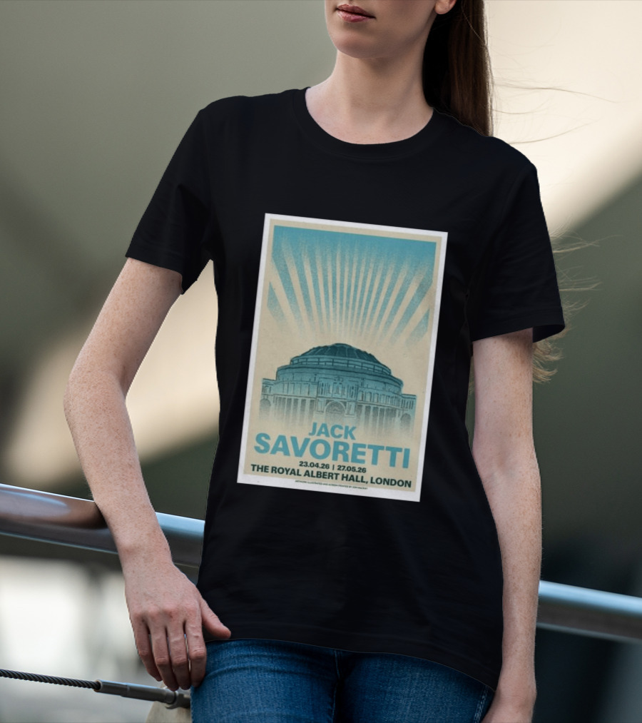Jack Savoretti The Royal Albert Hall London Tour 23.04.26 27.05.26 T-Shirt