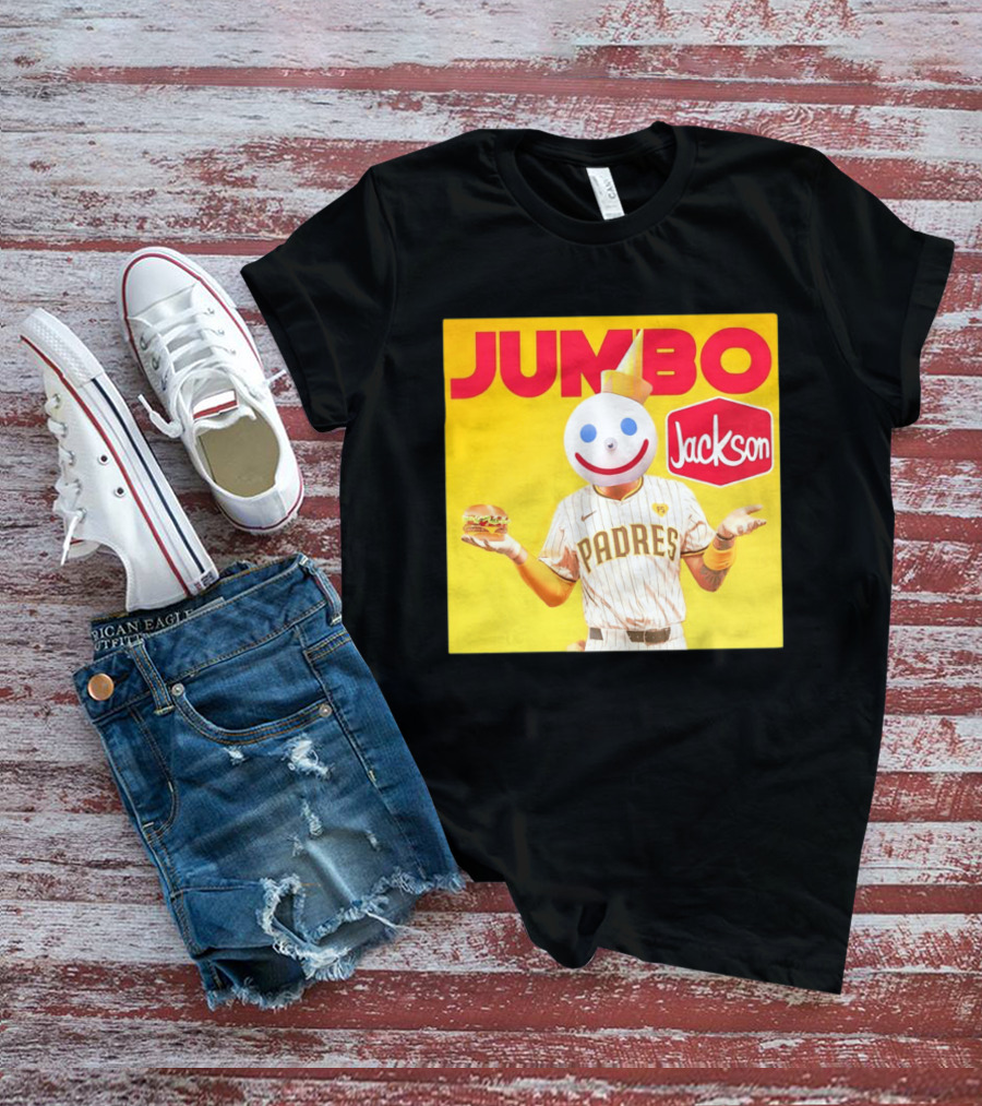 San Diego Padres MLB Jumbo Jack Jackson Collaboration T-Shirt