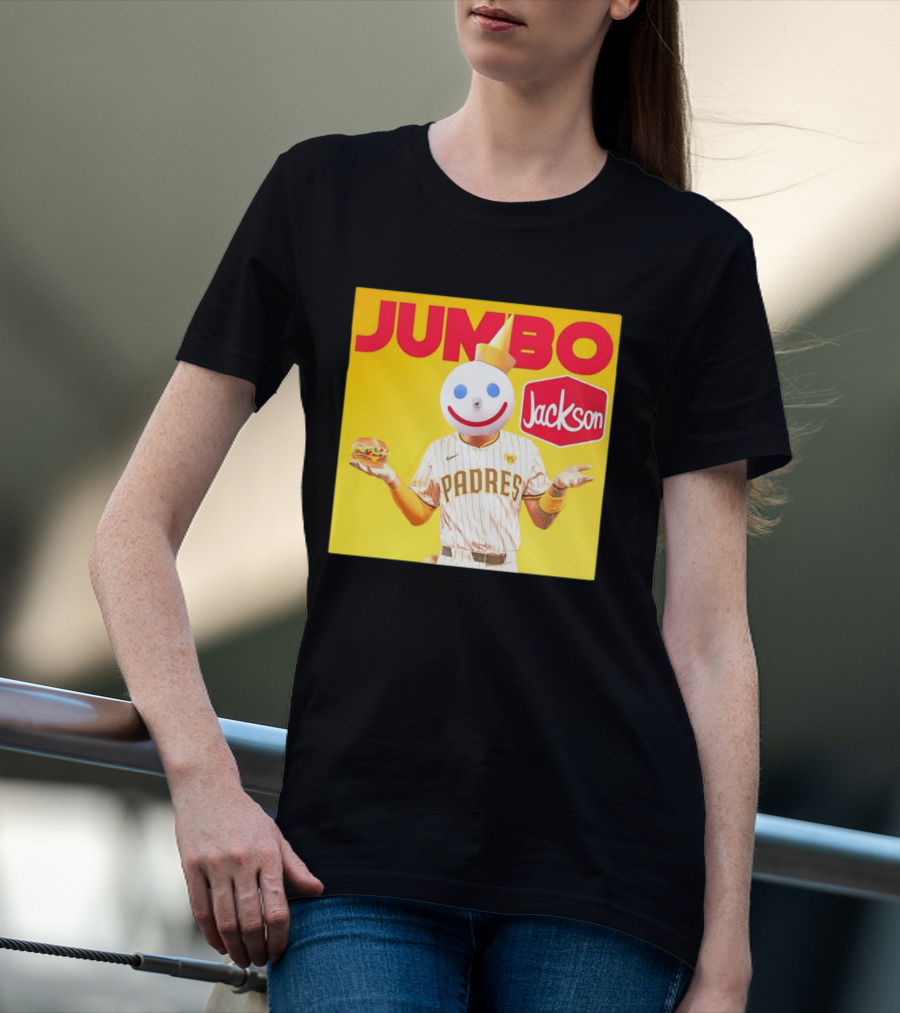 San Diego Padres MLB Jumbo Jack Jackson Collaboration T-Shirt