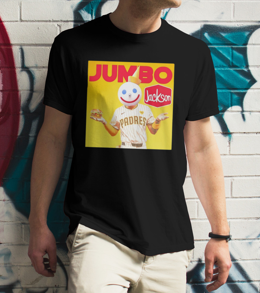 San Diego Padres MLB Jumbo Jack Jackson Collaboration T-Shirt