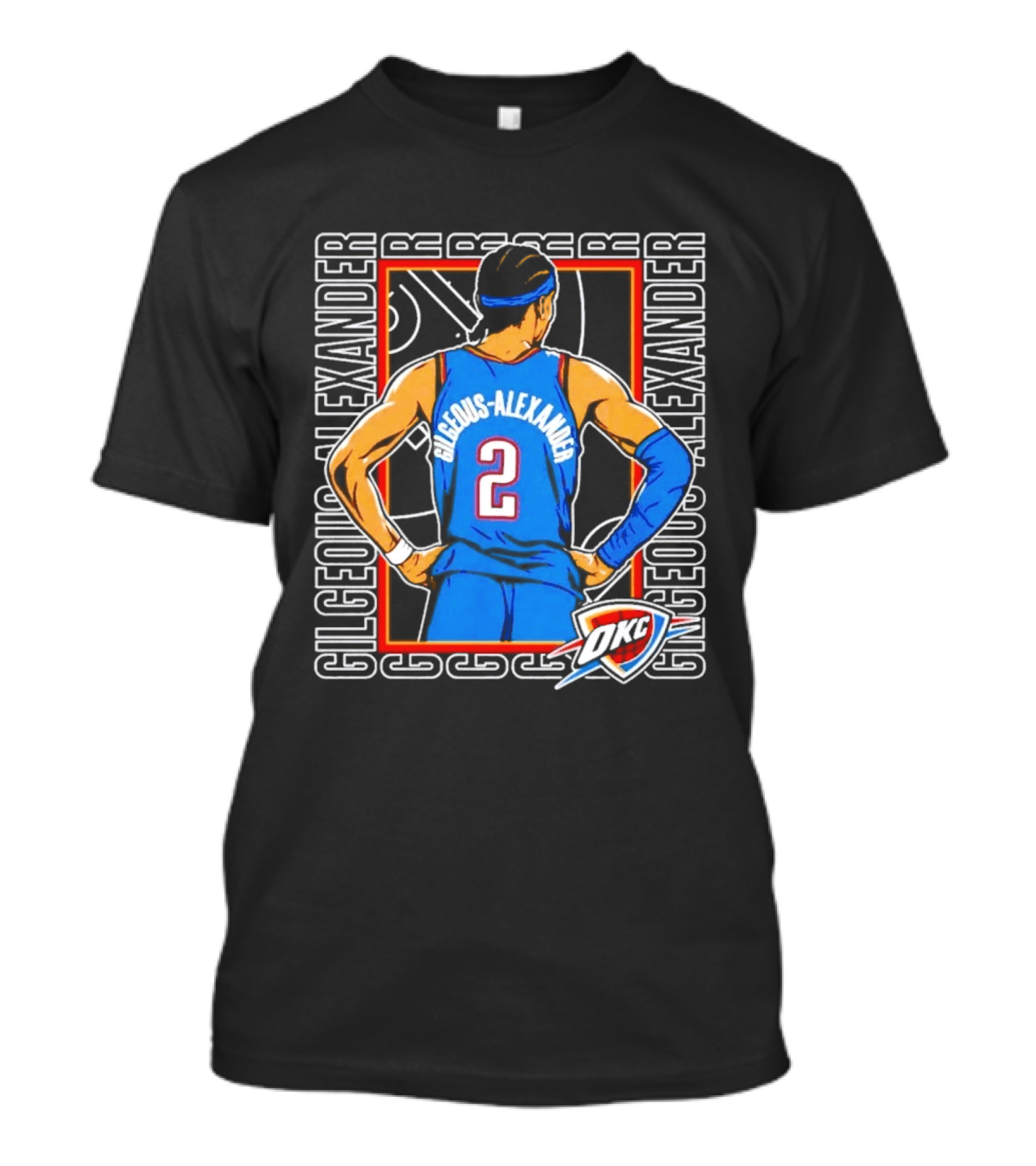 Shai Gilgeous Alexander 2 Oklahoma City Thunder NBA Gilgeous Alexander T-Shirt