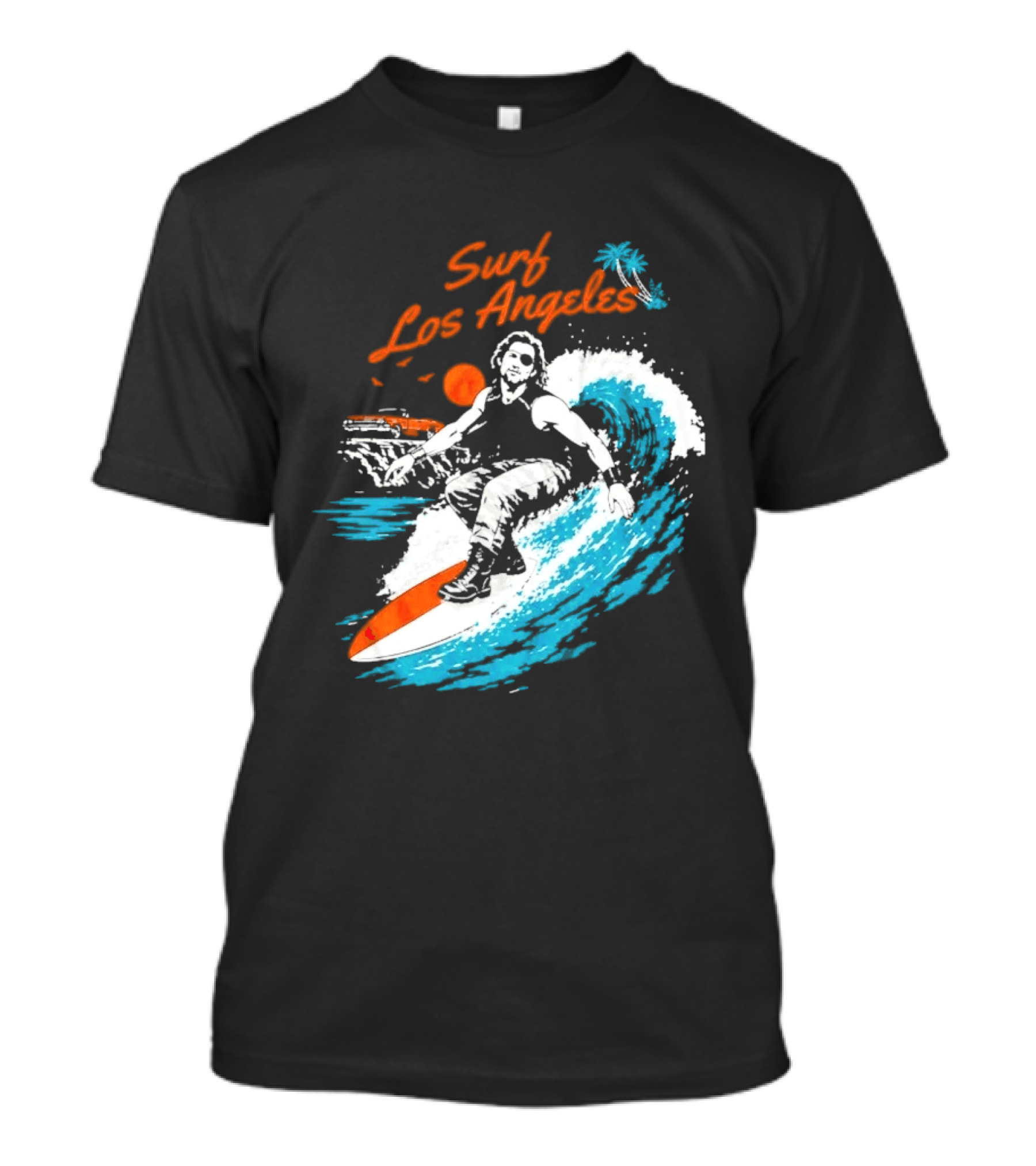 Surf Los Angeles Snake Plissken Escape From New York T-Shirt