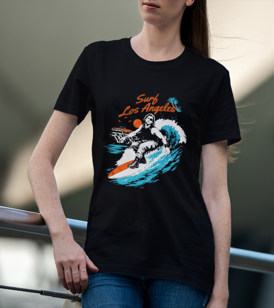 Surf Los Angeles Snake Plissken Escape From New York T-Shirt