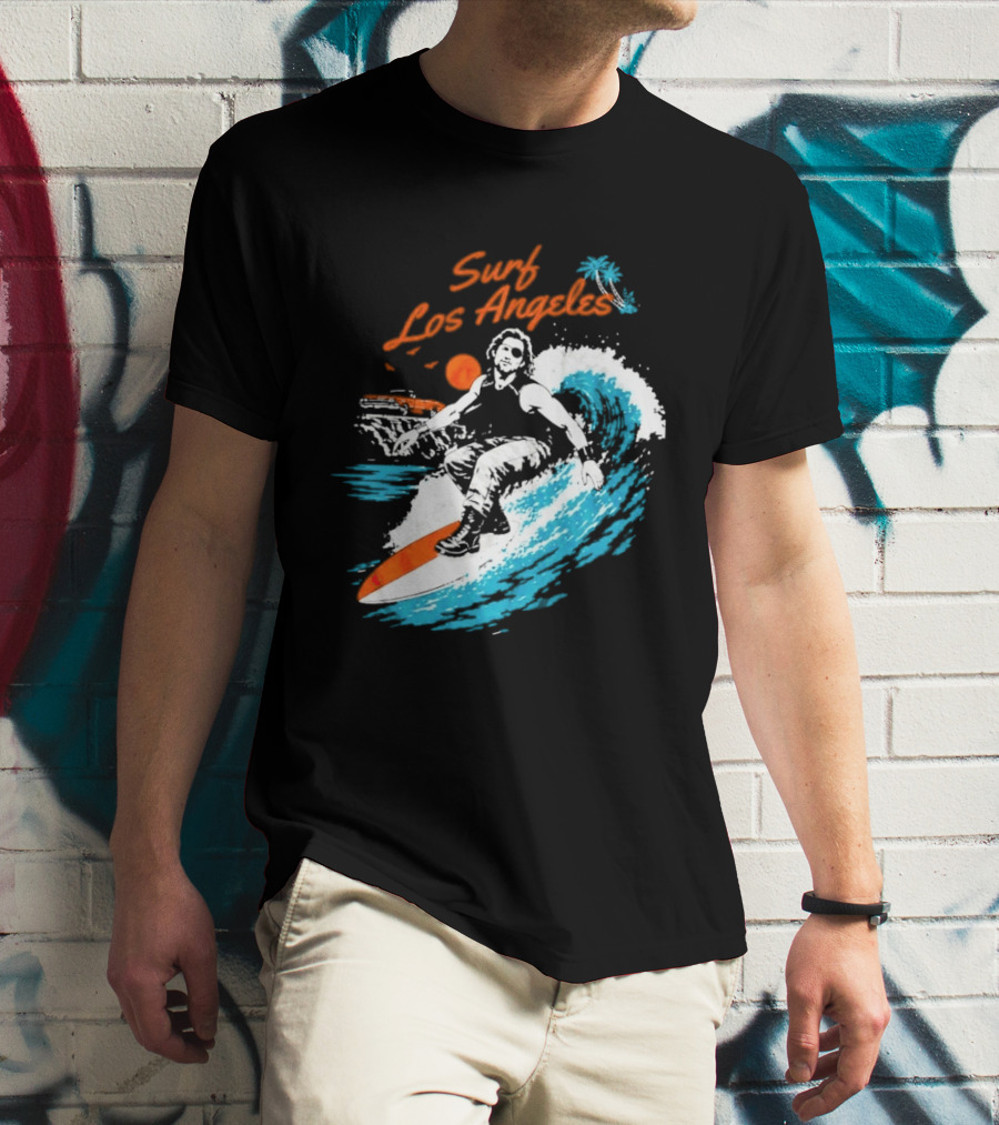 Surf Los Angeles Snake Plissken Escape From New York T-Shirt