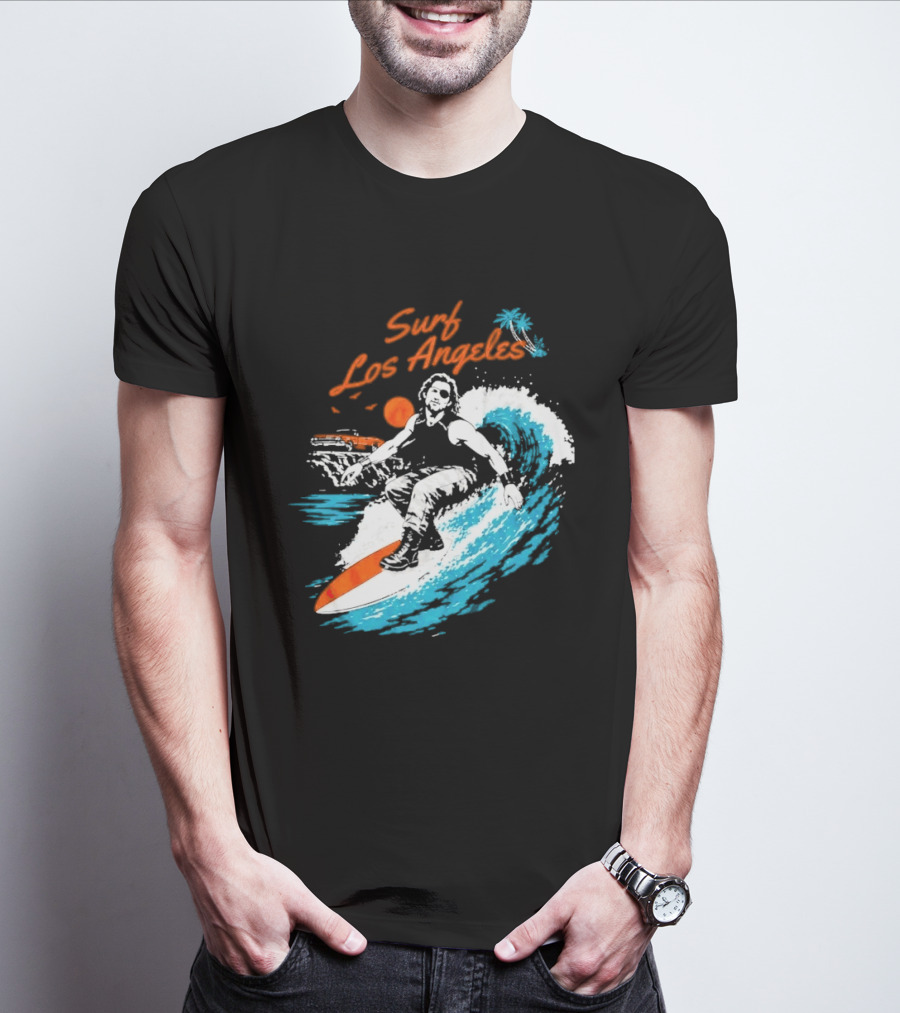 Surf Los Angeles Snake Plissken Escape From New York T-Shirt