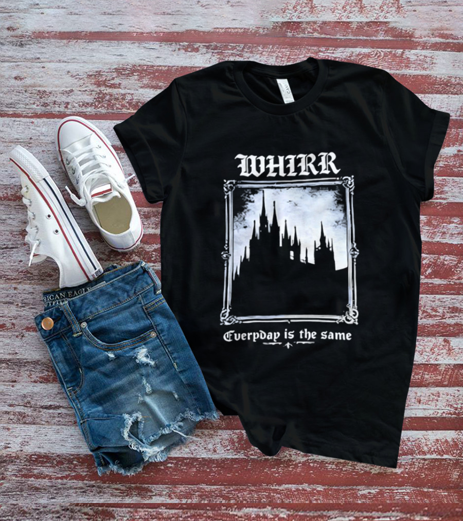 WHIRR Everyday Is The Same Gothic Castle Scene T-Shirt