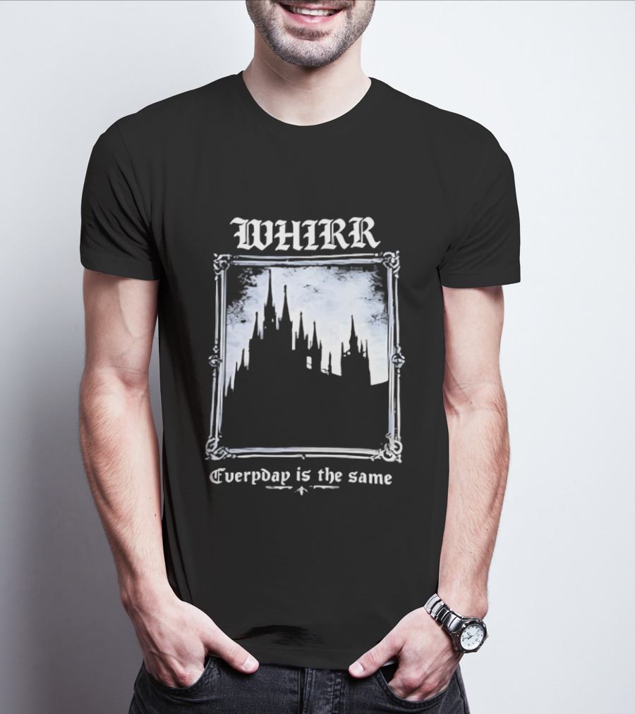 WHIRR Everyday Is The Same Gothic Castle Scene T-Shirt