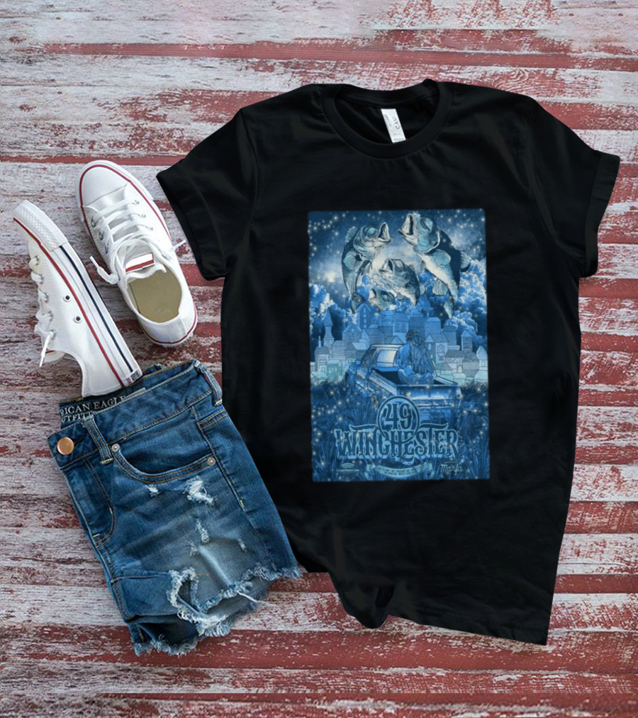 49 Winchester Concert June 02 2026 Wilmington NC Marfa T-Shirt