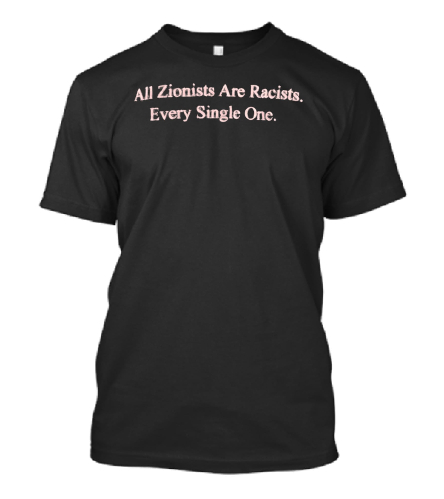 All Zionists Are Racists Every Single One T-Shirt