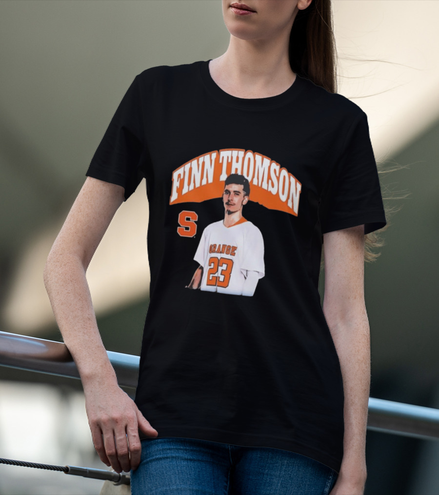 Syracuse Orange Lacrosse Finn Thomson Number 23 T-Shirt