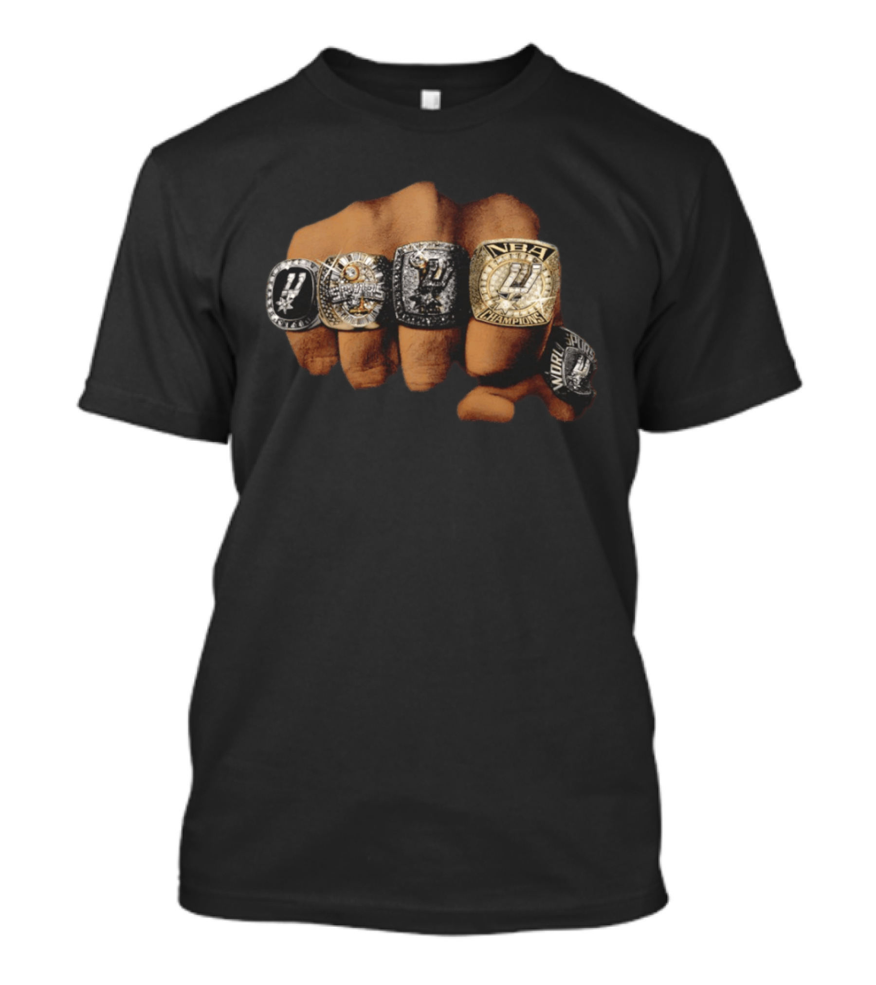 Five Rings NBA Champions San Antonio Spurs Basketball 2026 T-Shirt