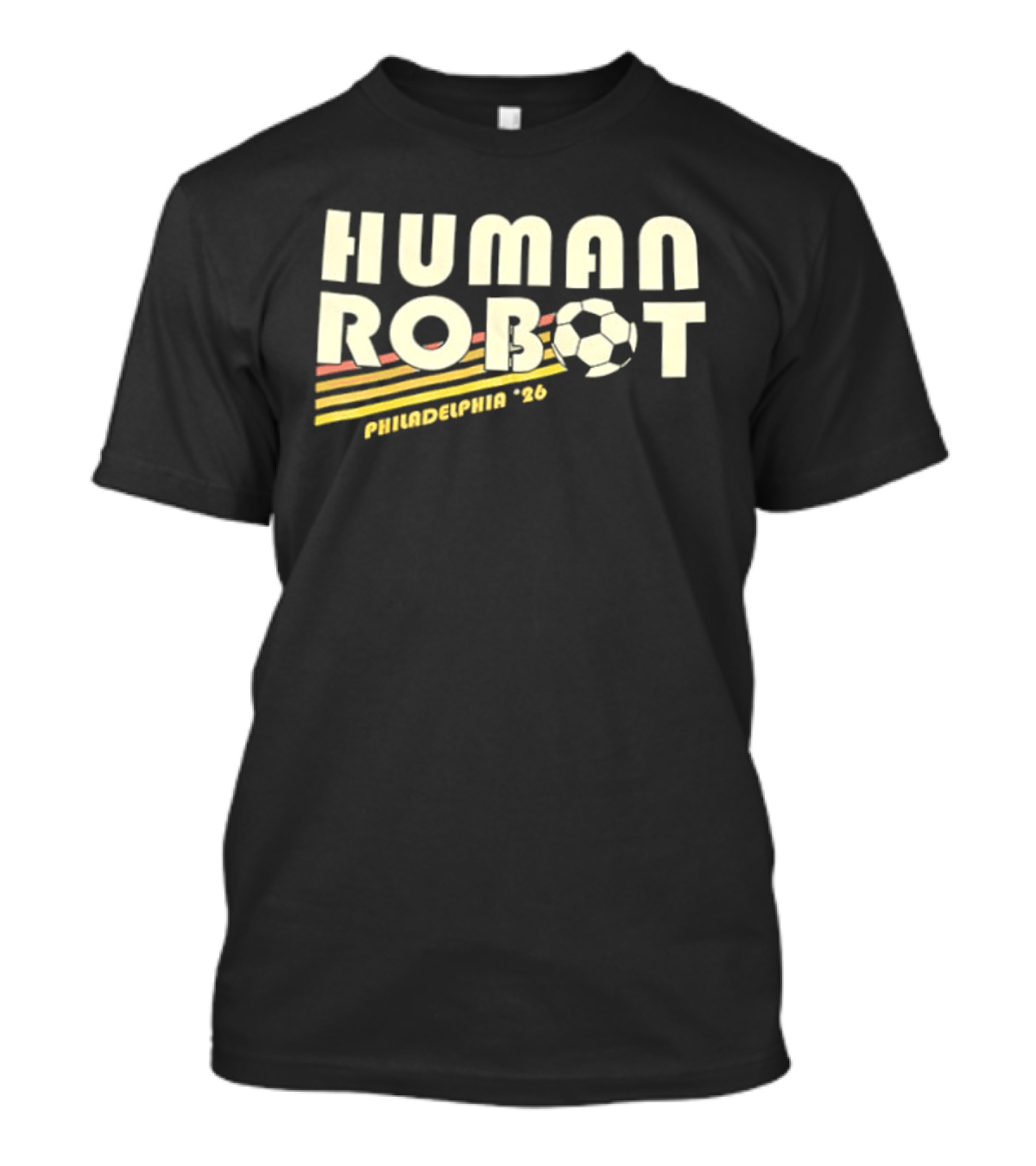 Human Robot Philadelphia 26 Soccer T-Shirt