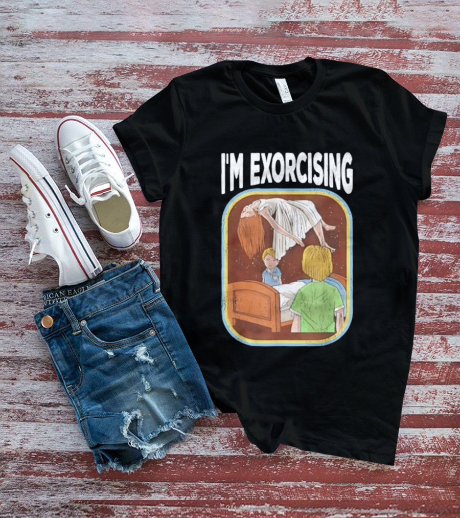 I'm Exorcising NJ Horror Paranormal Child Scene T-Shirt