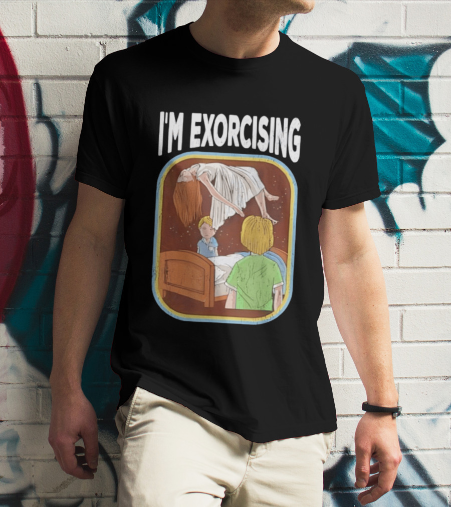 I'm Exorcising NJ Horror Paranormal Child Scene T-Shirt
