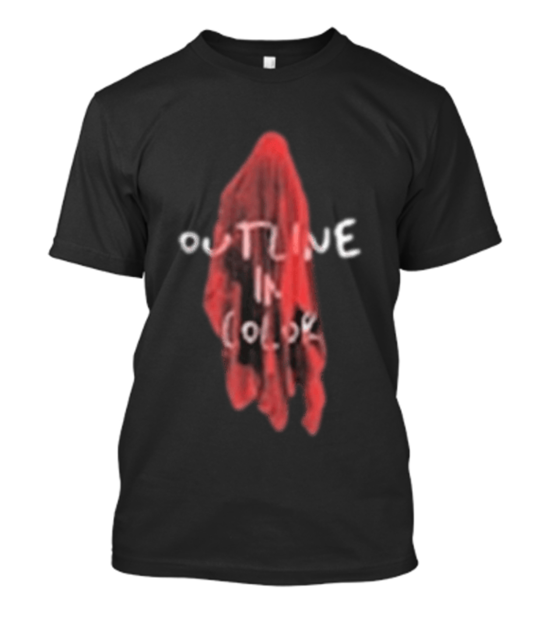 Outline In Color Coast Is Clear Ghost T-Shirt